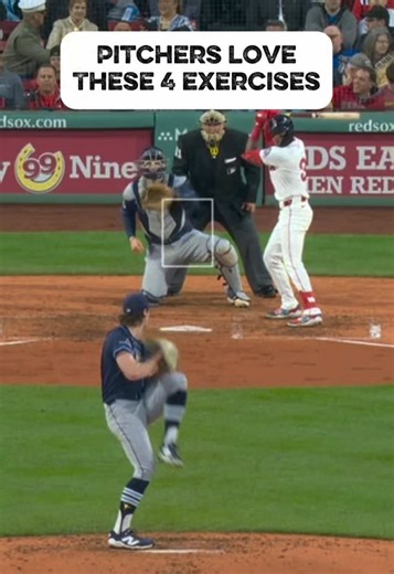 Why I Love These Exercises For Pitchers👇 ✅ Keeps the arm in ER and supination (palm overhead) ✅ Performed like a side plank but inverted ✅ Engages the mid & low trap isometrically while the rotator cuff actively stabilizes the humerus ✅ Performed at 90° abduction, making it more comparable to the traction forces of the throw ✅ Still builds grip & forearm strength just like an overhead hang 🚀 How to Progress: 1️⃣ TRX Leaning Away 2️⃣ Feet on the Ground 3️⃣ Feet Elevated on a Box 4️⃣ Add a Weigh