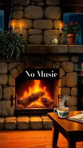 🕯️ Cozy Anime Fireplace & Rain ✨ 10H Full Video Out Now! 🔥 #shorts #anime #asmr #fireplace #relax