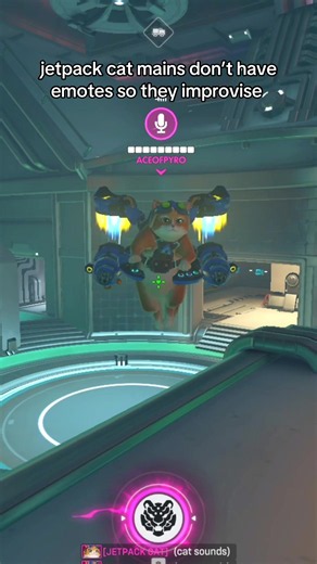 jetpack cat’s voice slowly fading out. she’s going home | #overwatch2clips #skit #jetpackcat #overwatchtiktok #overwatch2