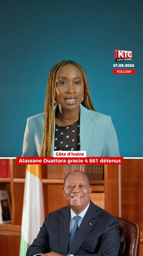 Ivorian President Alassane Ouattara has granted a presidential pardon to 4,661 prisoners