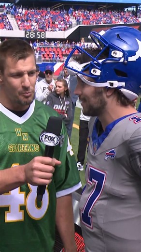 Gronk interviews Josh Allen