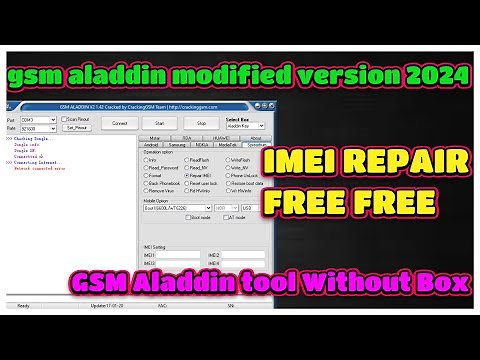 gsm aladdin modified version 2024 | GSM Aladdin Full Version Without Box | Aladdin tool Without Box