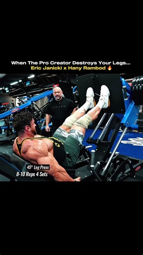 Hany Rambod Pushes Eric Janicki To Absolute Failure! (Brutal FST-7 Leg Day) 💀 #motivation #shorts