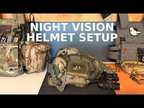 My Complete Night Vision Helmet Setup Explained (NODS, Comms & IR)