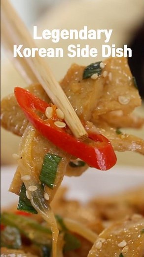 This 10 Minute Korean Side Dish Will Change Your LIFE! l Stir-Fried Fish Cakes