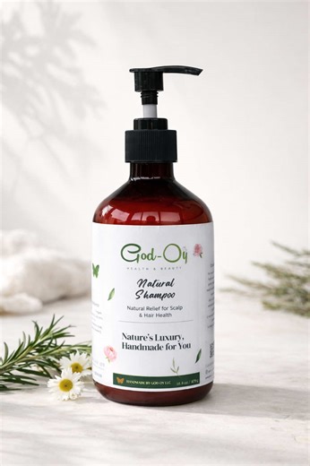 Clean scalp. Soft hair. Natural confidence. God-Oy Shampoo is handmade with Tea Tree Oregano oils and hair-supporting ingredients like Keratin, Panthenol, and Vitamin E for a fresh, healthy-looking finish. #shampoo #haircare #haircareproducts #healthyhair #hairgoals