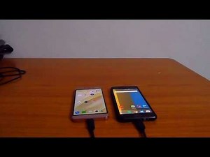 Connecting two phones using type C-type C cable