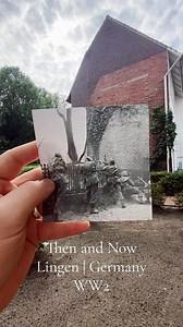 25K views · 7.9K reactions | Lingen | Germany #germany #lingen #then #history #house #wall #dramatic #amazing #military Source: Imperial War Museum Archives London | D-Day History | Facebook