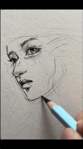 Anime girl with a cap #drawing #art #animeart