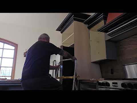 How to reface kitchen cabinets using wood veneer