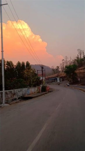 Evening view + Beautiful Clouds = Nature #nature #travel
