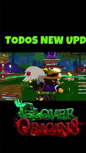 NUEVO LIGHT GRIMOIRE EN CLOVER ORIGINS#cloverorigins #roblox #blackclover #lightgrimoire #lightmagic