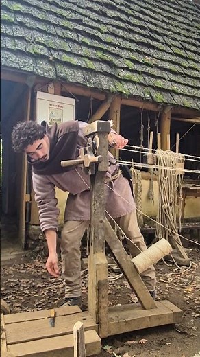 Medieval tech still works beautifully today | The Rope Makers of Guédelon.(part8)