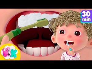 Brush Your Teeth 🪥🦷 Toothbrush Song for Toddlers | HeyKids Nursery Rhymes