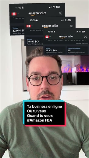 Réussir à créer une business qui génère ton salaire annuel en 6 mois, c’est possible. 📦 Amazon FBA 💻 Tu travailles quand tu veux 🌍 D’où tu veux 🚀 Tout part de ton ordinateur Si toi aussi tu veux arrêter d’échanger ton temps contre de l’argent, commente “AMAZON” et je t’explique comment 👊 #AmazonFBA #BusinessEnLigne #LibertéFinancière #RevenuPassif #EntrepreneurQC