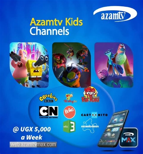 Surrender the remotes to the owners now. Download the #Azamtv max app on your phone web.azamtvmax.com Junior have the remote. | Azam TV Uganda | Facebook