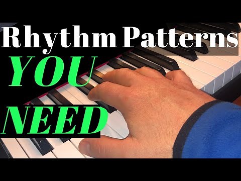 Build YOUR Rhythm Patterns Piano Skills with these 9 Important accompaniment exercises!