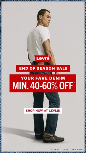 End of Season Sale! 40 to 60% OFF* across a wide range of styles. Offers available for a limited time. | Levi's