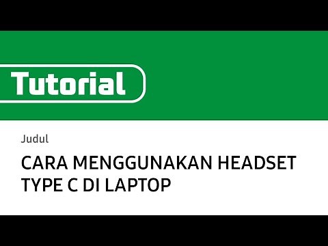 HOW TO USE A TYPE C HEADSET ON A LAPTOP