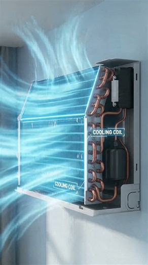 The refrigerant changes pressure and phase to absorb heat | Air Conditioner Cycle | Applied Science