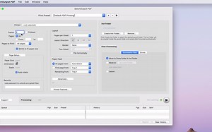 BatchOutput PDF for Mac(PDF文件批量打印工具)