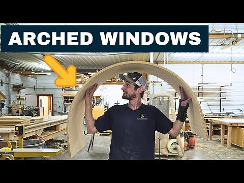 Building radius jambs for arched windows.