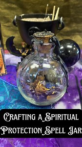 30 reactions · 3 comments | 刺✨ Spiritual Protection Spell Jar ✨刺 Crafted with intention to ward off negativity and keep your energy safe and sovereign - featuring items found at our new Spell Jar Station!  Come build your own! 曆 What would you add to a protection jar? Drop a  or comment your fave protective herb below! ⬇️ #protectionmagic #spelljardiy #witchyreel #modernwitchcraft #witchmagic #spellwork | Fantasia Crystals | Facebook
