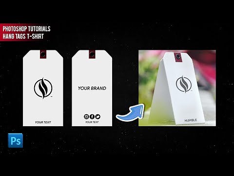 How To Make a Hang Tags in Photoshop - Hang Tags Design Photoshop Tutorials