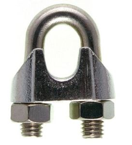 [Hot Item] DIN 741 Fasteners Steel Wire Rope Clips 10mm