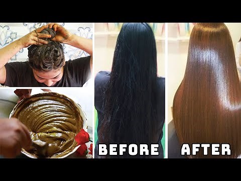 Best way to apply Henna/Mehendi | DIY Black to Brown hair | Get silky shiny Hair in 2 hours