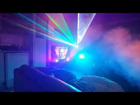 Showtec Galactic TXT textlaser with smoke for best effect