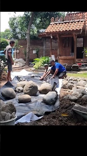 You Deserve This: Watch a LAKE Being Built from SCRATCH #construction #ornamentallake #amazing