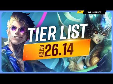 NEW TIER LIST for PATCH 26.14 - League of Legends