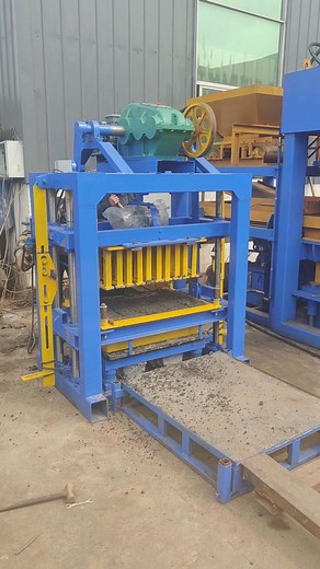 single phase QTJ4-40 small manual concrete block machine for new starter | 高猛