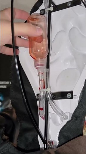 Adding “blood” to the NEW Ghostface Bleeding Animatronic | Spirit Halloween 2026 #halloween #scary