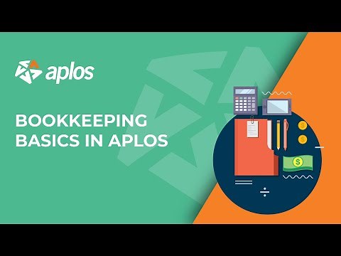 Bookkeeping Basics in Aplos