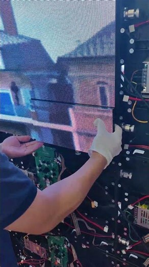 Seamless LED Module Splicing Perfect Visual Performance Without Gaps! #linsnled #christmas