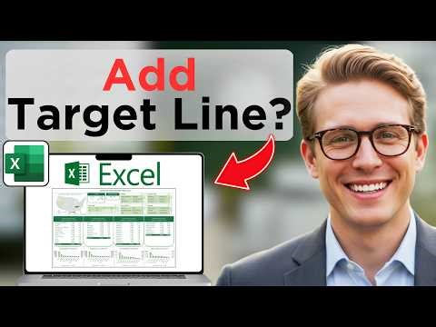 How to Add a Target Line in an Excel Chart (Updated 2026)