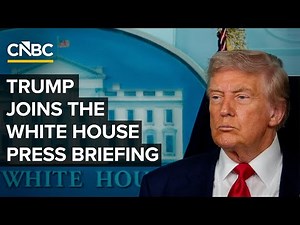 Trump speaks at White House press briefing — 1/20/2026