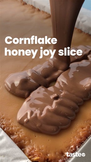 Delicious Caramel Slice with a Honey Joy Base Recipe