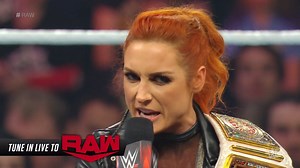 Becky Lynch is FIRED UP and ready to once again become BECKY TWO BELTS on WWE Raw! | WWE