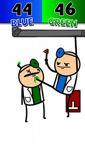 Blue v. Green: The Reflexes! #doctor #bluevgreen #explosm | Cyanide & Happiness