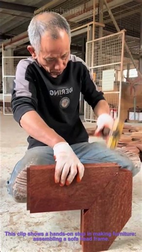 Sofa Head Frame Assembly— Handcrafted Furniture Step