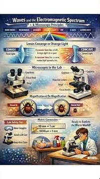 Lær om mikroskopi og det elektromagnetiske spekteret! 🔬💡