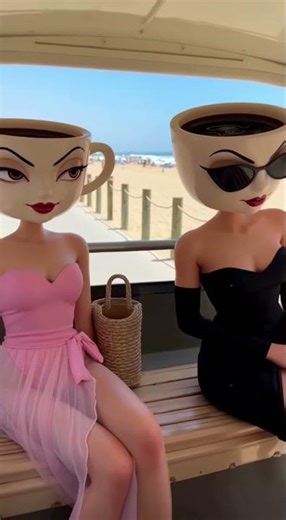 POV: Picking up Ballerina & Espressona for a VIP Beach Trip 🏎️☕️