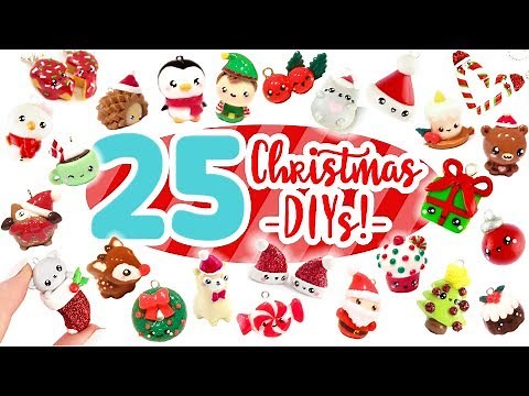 CHRISTMAS DIY COMPILATION! -25 Cute Clay ideas! 🎄