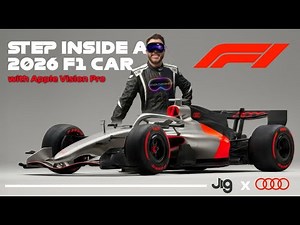 AUDI CONCEPT 2026 F1 CAR with Apple Vision Pro | TOP APPS