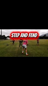 Footwork before contact. Step, shift, then fend to finish strong 💥 #rugbyskills #fypageシ #development #rugby #skillslab | Skillslab