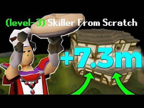 I Finished 99 Cooking in ONE XP DROP - OSRS Level 3 Skiller From Scratch #23