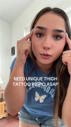 Thigh Tattoo Ideas: Unique Designs for Her